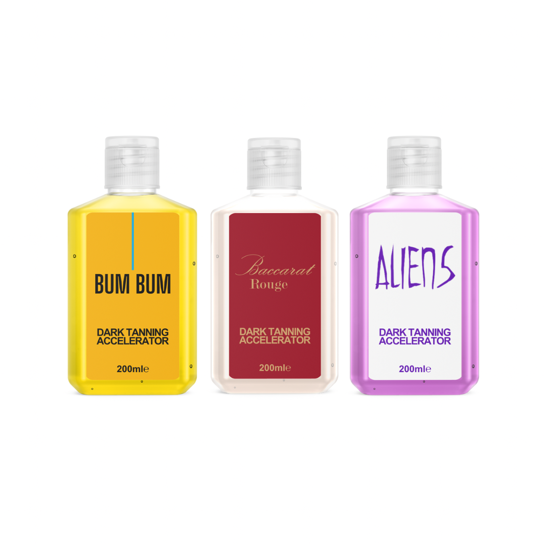 Designer Inspired Rapid Tan Accelerators