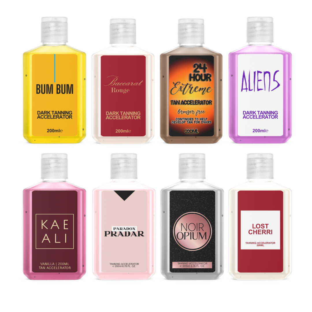 Designer Inspired Rapid Tan Accelerators