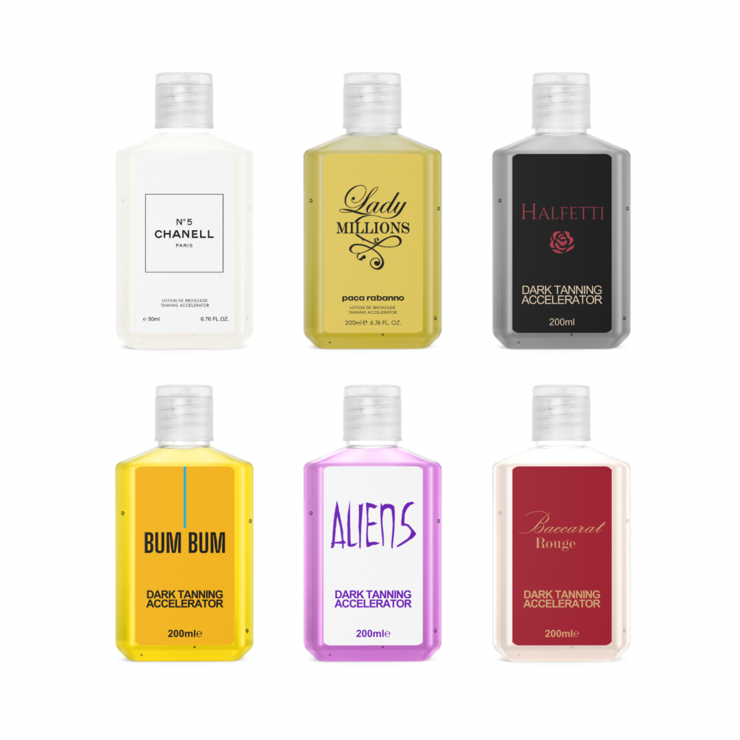 Designer Inspired Rapid Tanning Accelerator